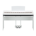 Yamaha P125A Digital Piano with Stand and Pedals - White
