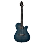Godin A6 Ultra Denim Blue Flame Guitar