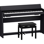 Roland F701 Digital Piano & Bench Black