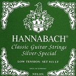 Hannabach 815LT Classic Guitar Strings Silver-Special Low Tension Set