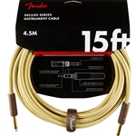 Fender 15' Deluxe Instrument Cable Tweed