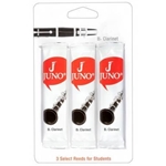 Juno #2.5 Bass Clarinet Reeds 3/pk