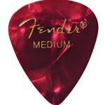 Fender 351 Red Moto Thin Picks (12 Pack)