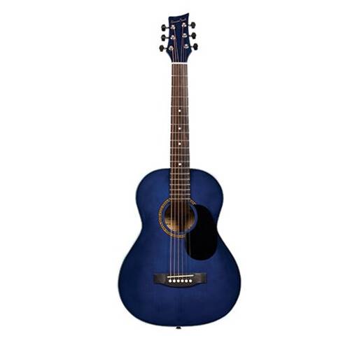 Beaver Creek BCTD601 3/4 Acoustic Guitar Trans Blue