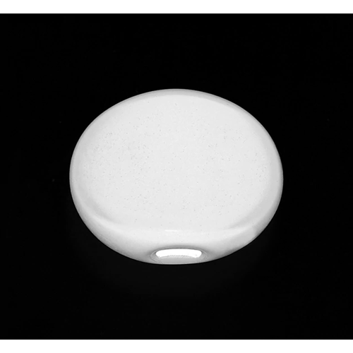 Plastic Oval Machine Head Buttons White (6)
