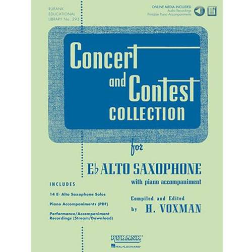 CONCERT AND CONTEST COLLECTION FOR Eb ALTO SAXOPHONE
Solo Book with Online Media