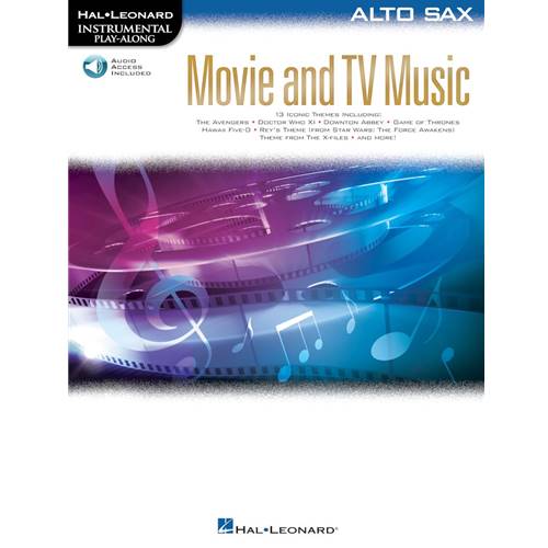 Movies And TV Music Alto Sax Play-Along