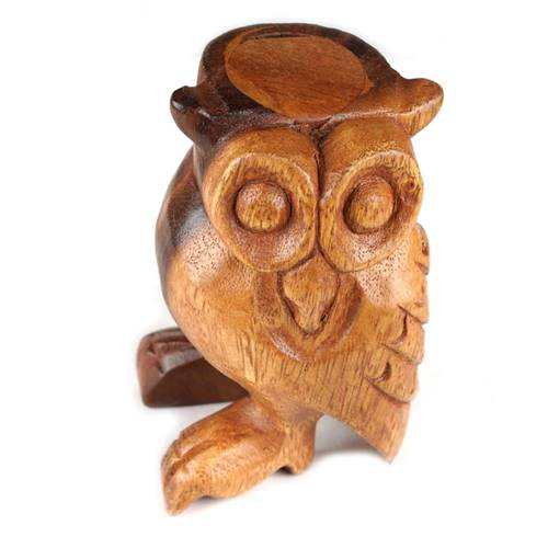 GM 4" Wood Owl Whistle