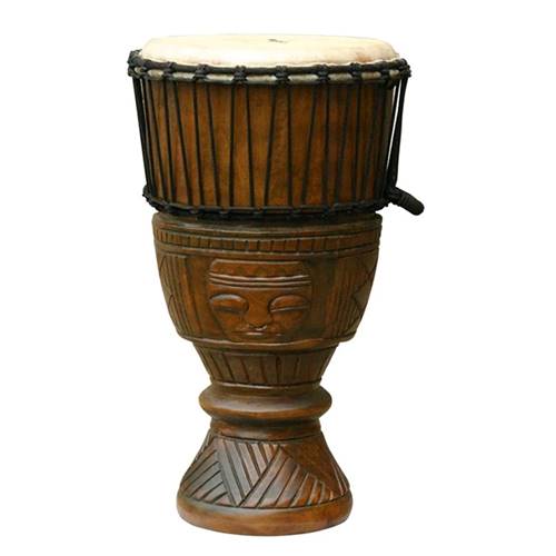 GM Bougarabou Tribal Carved Drum