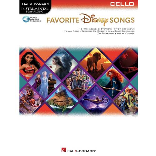 Favorite Disney Songs for Cello Play-Along
