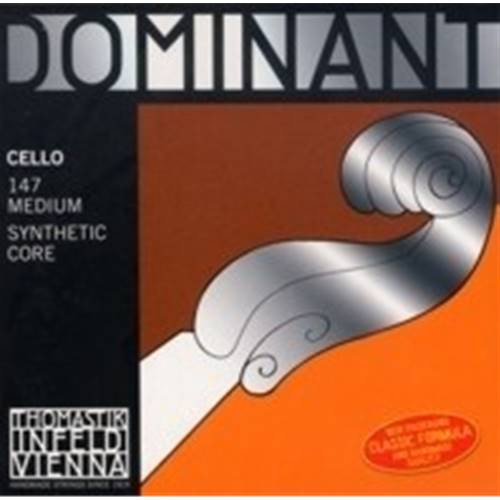 Dominant 3/4 Cello C String - Chrome/Perlon