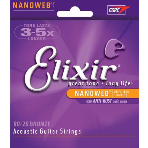 Elixir Acoustic Strings Medium 13-56