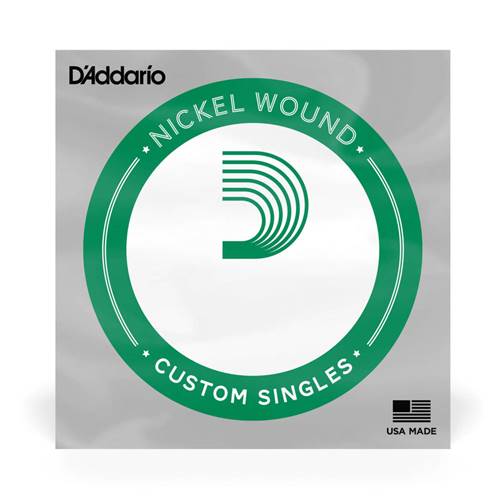 D'Addario Nickel Wound Electric Guitar Single String .038