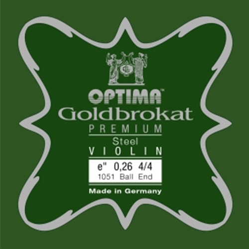 Goldbrokat Premium Steel E String 4/4 Violin Tapestry Music