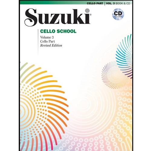 Suzuki Cello School Vol.3 Book/CD