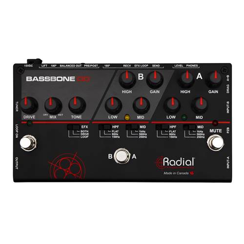 Radial Bassbone OD Bass Preamp & Overdrive