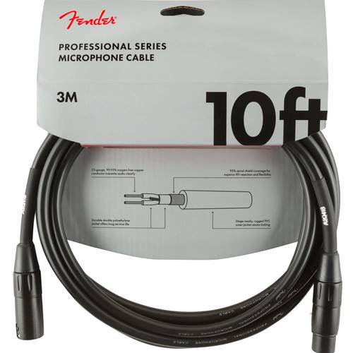 Fender 10' Pro Microphone Cable