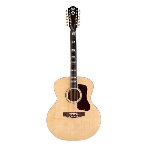 Guild USA F-512E Maple Natural Blonde Jumbo 12-String Acoustic Guitar