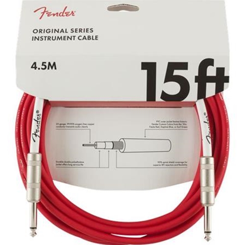 Fender Original Series Instrument Cable 15'- Fiesta Red