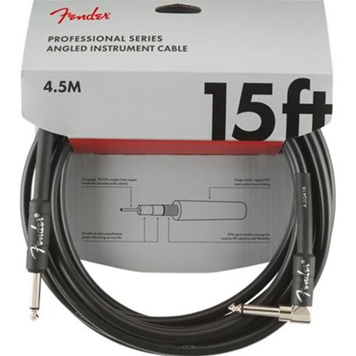 Fender Professional Series Instrument Cable Right-Angle 15'