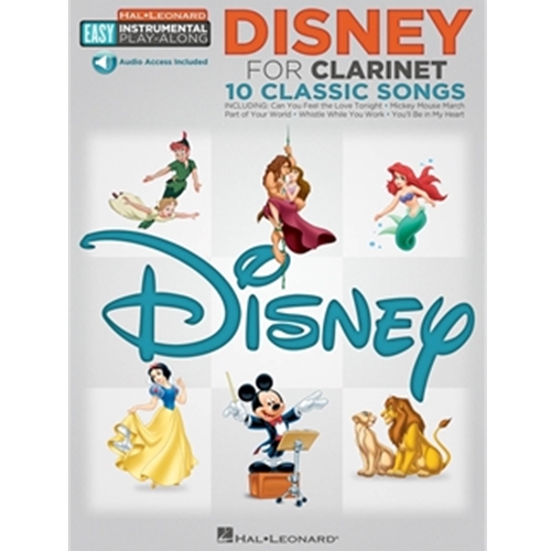 Disney For Clarinet - Easy Instrumental Play - Along