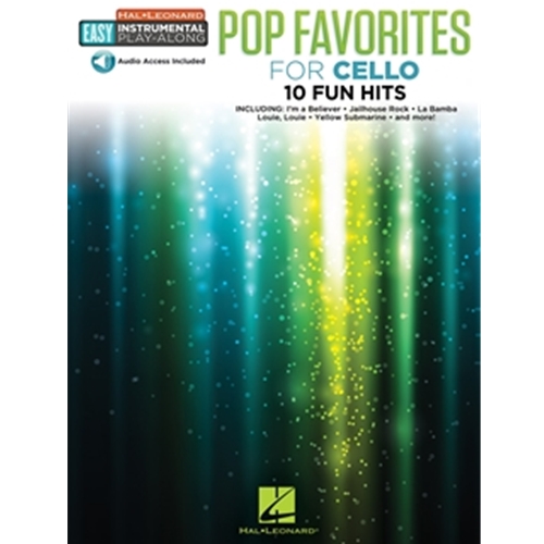 Pop Favorites for Cello - Easy Instrumental Play-Along