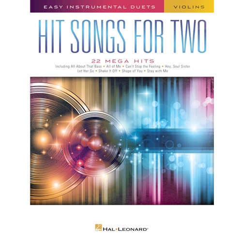 Hit Songs for Two Violins - Easy Instrumental Duets