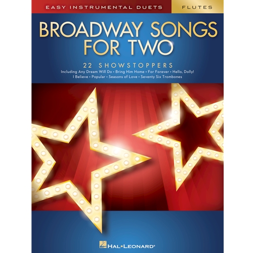 Broadway Songs for Two Flutes - Easy Instrumental Duets