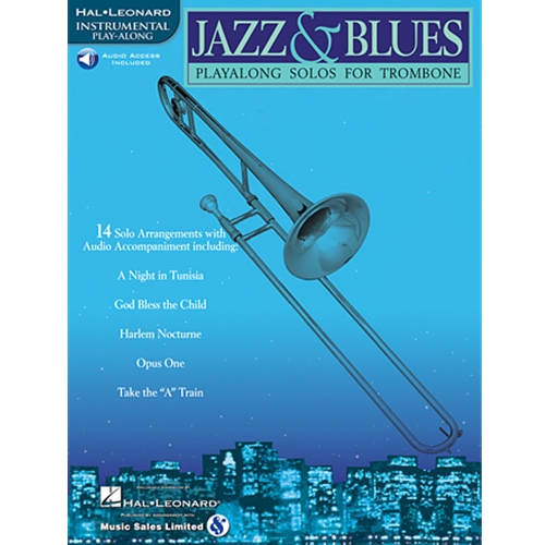 Jazz & Blues Trombone Book/Audio