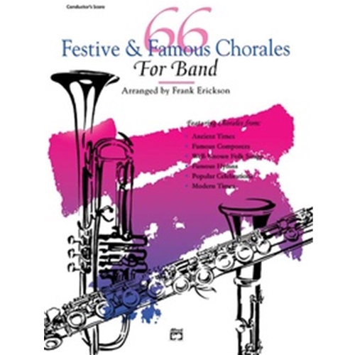66 Festive and Famous Chorales for Band - Conductor