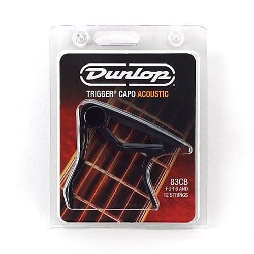 Dunlop Acoustic Trigger Capo Black