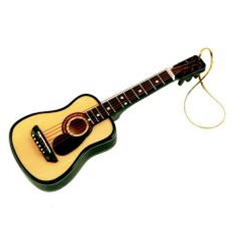Acoustic Guitar Christmas Ornament