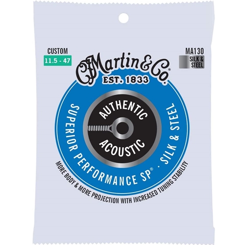 Martin MA130 Authentic Silk & Steel Acoustic Strings
