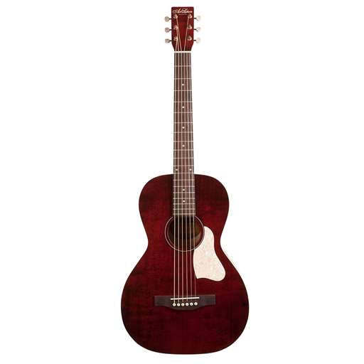 Art & Lutherie Roadhouse Parlor Guitar AE Tennessee Red