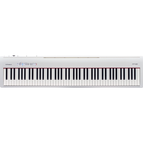 Roland Fp 30x Wh White Digital Piano Tapestry Music