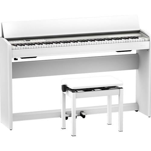 Roland F701 Digital Piano & Bench White