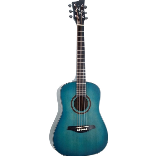 Jay Turser JTA52 1/2 Acoustic Guitar Satin Blue