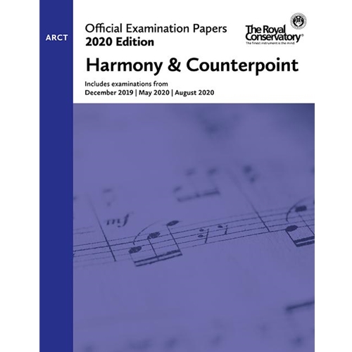 RCM 2020 Official Exam Papers ARCT Harmony & Counterpoint