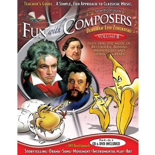 Fun With Composers Volume II Teachers Guide (Pre.K - Gr.3) - Digital Download