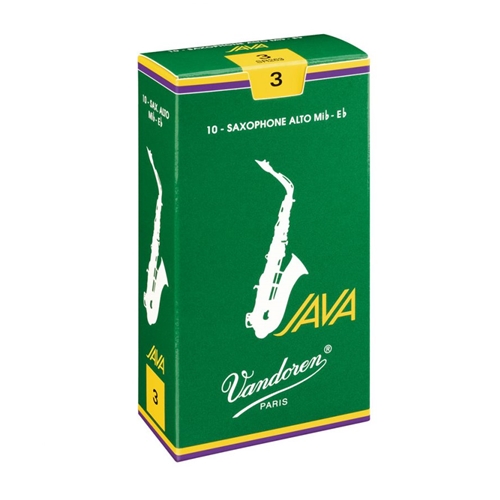 Vandoren Java Green Alto Sax Reeds #3.5