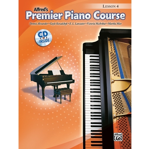 Premier Piano Course Lesson 4 w/CD