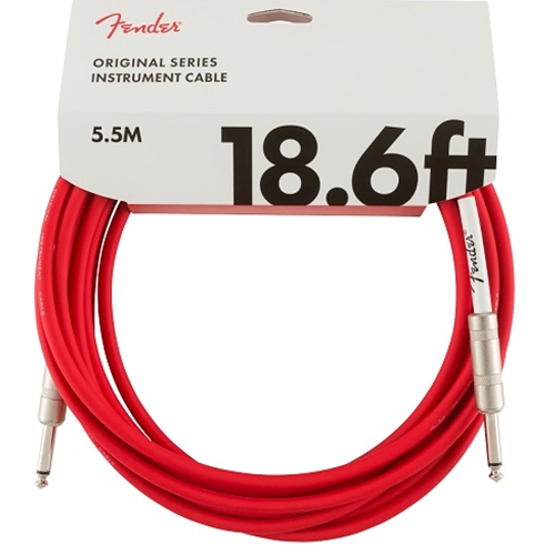 Fender Original Series Instrument Cable 18.6 Feet Fiesta Red
