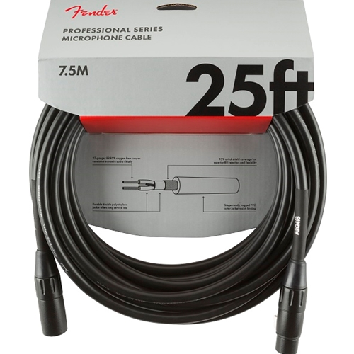 Fender 25' Pro Microphone Cable