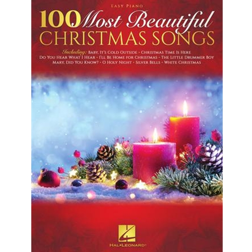 100 Most Beautiful Christmas Songs Easy Piano