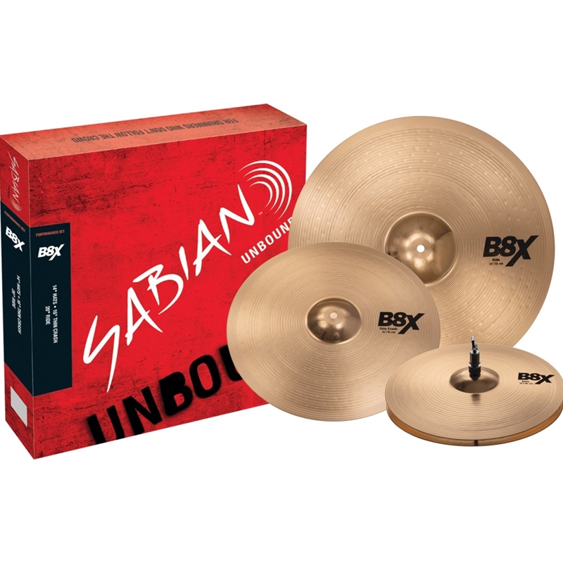 Sabian B8X Cymbal Performance Pack