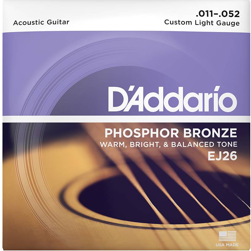 D'addario EJ26 Acoustic Strings, 3 Pack (Phospho Bronze)