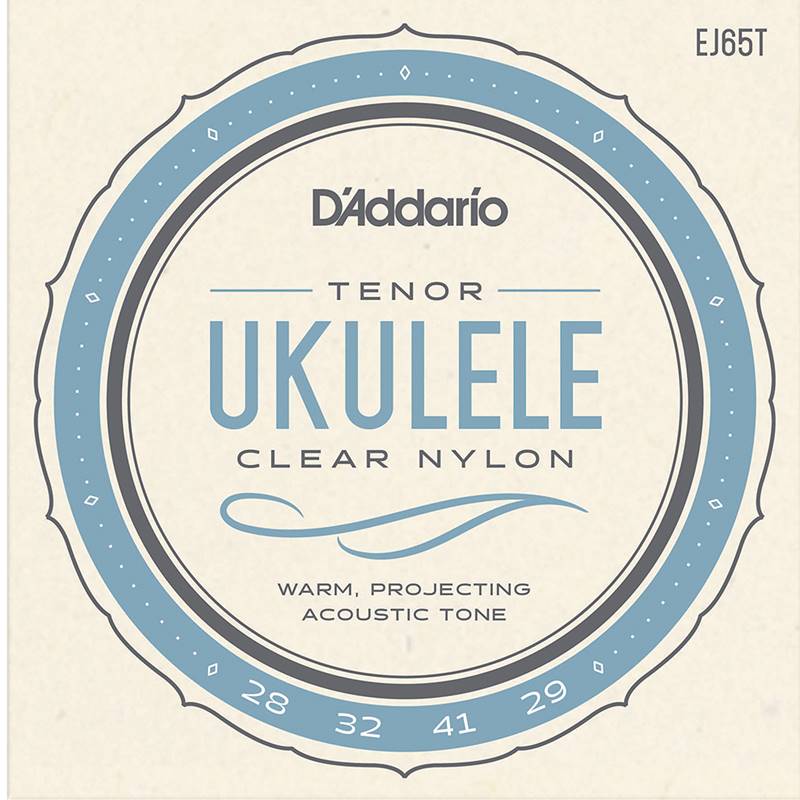 D'addario Pro Arte EJ65T Tenor Ukulele String Set, Clear