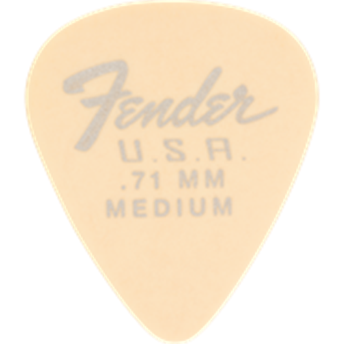 Fender Dura-Tone Olympic White Picks (12 Pack)